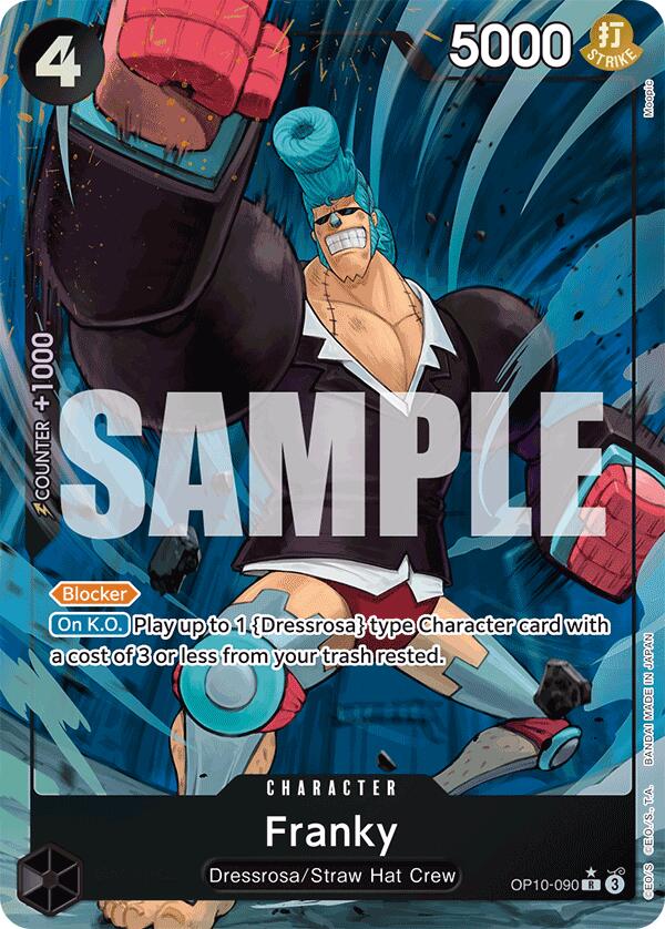 One Piece Card Game: Franky (090) (Parallel) card image