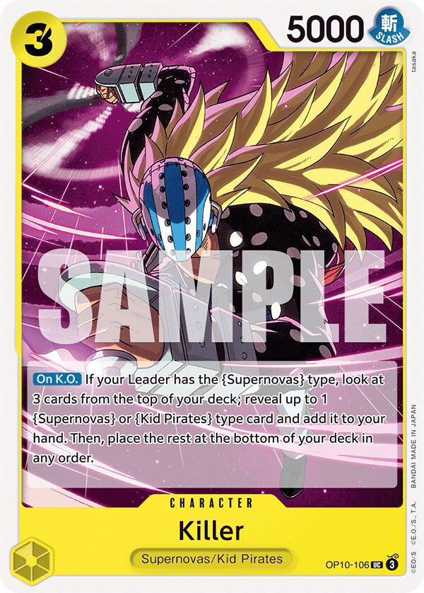 One Piece Card Game: Killer card image