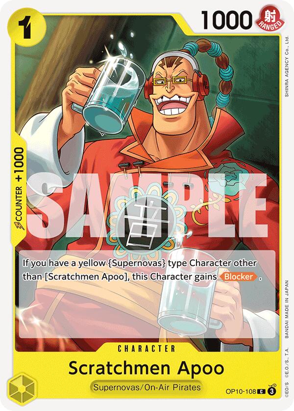 One Piece Card Game: Scratchmen Apoo card image