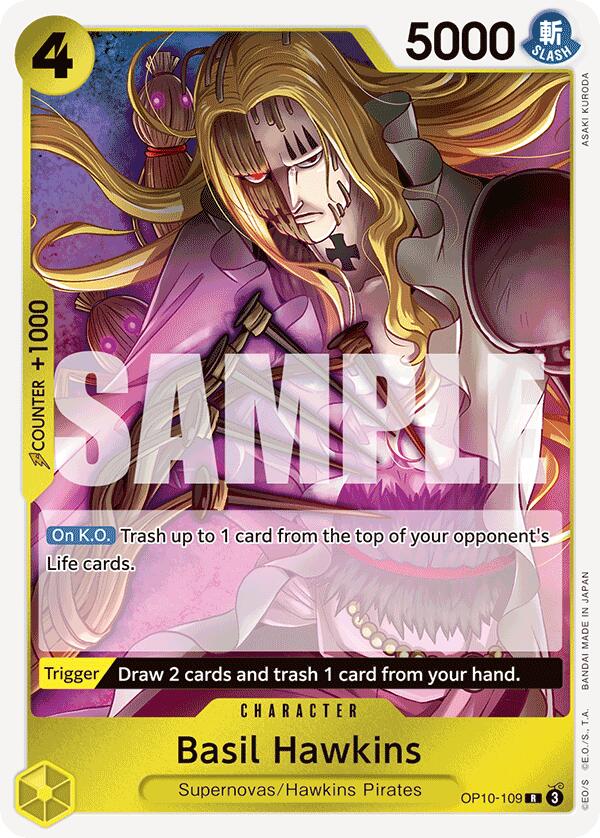 One Piece Card Game: Basil Hawkins card image