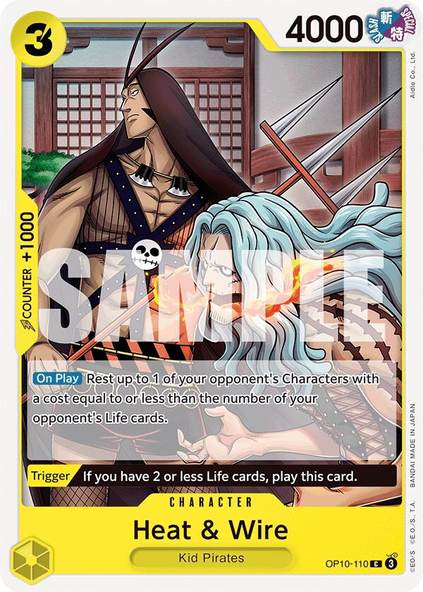 One Piece Card Game: Heat & Wire card image