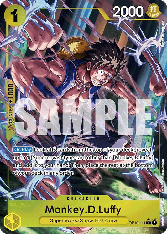 One Piece Card Game: Monkey.D.Luffy (111) (Parallel) card image