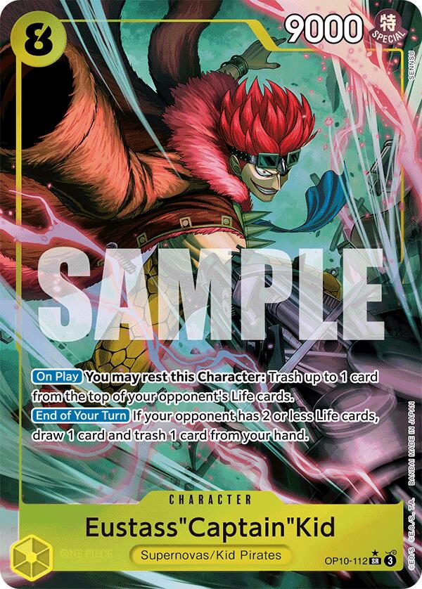 One Piece Card Game: Eustass"Captain"Kid (112) (Parallel) card image