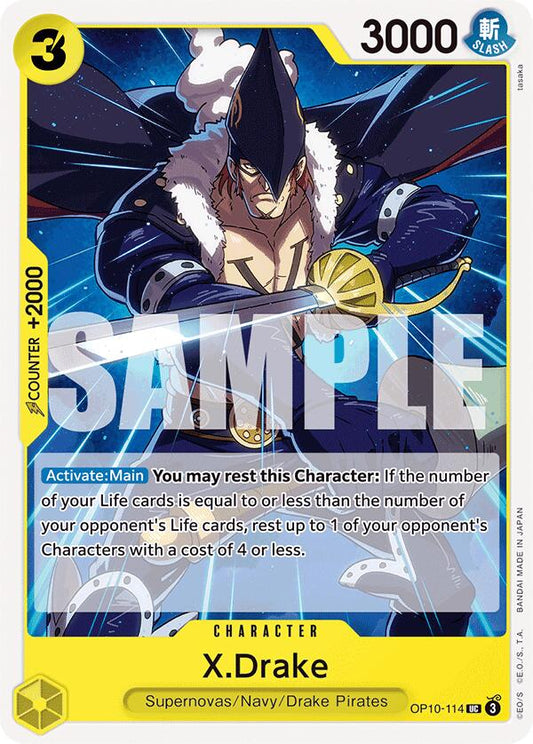 One Piece Card Game: X.Drake card image
