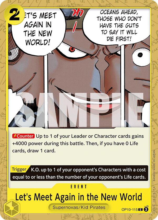 One Piece Card Game: Let's Meet Again in the New World card image