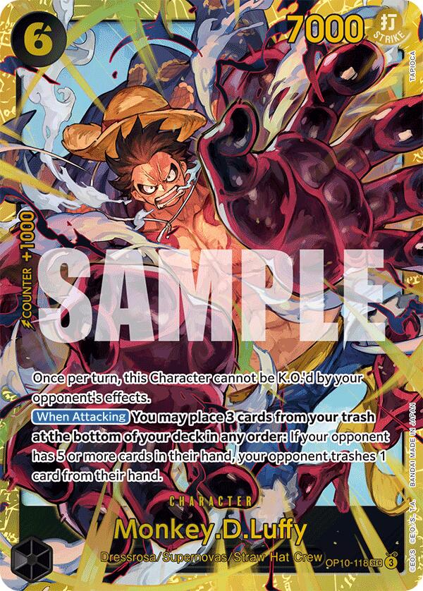 One Piece Card Game: Monkey.D.Luffy (118) card image