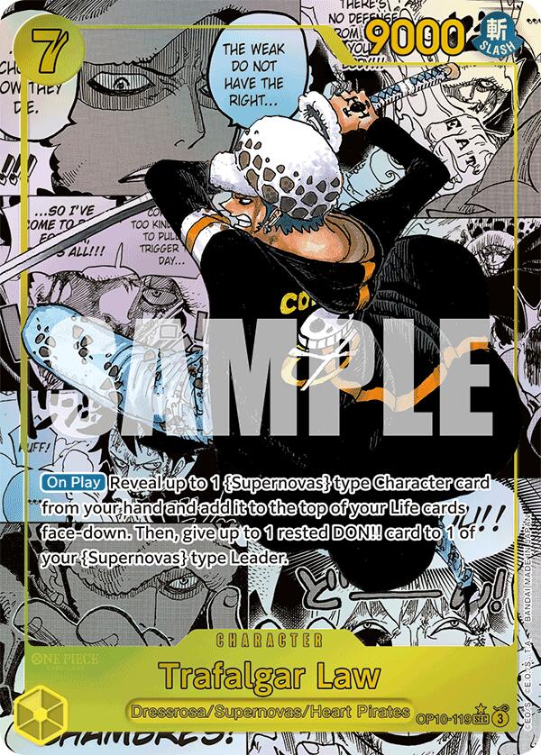 One Piece Card Game: Trafalgar Law (119) (Manga) card image