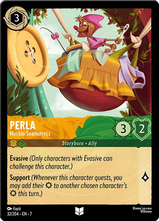 Disney Lorcana: Perla - Nimble Seamstress card image