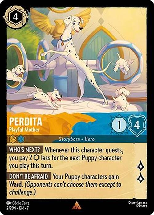 Disney Lorcana: Perdita - Playful Mother card image