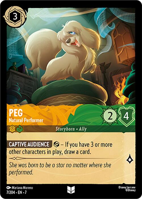 Disney Lorcana: Peg - Natural Performer card image