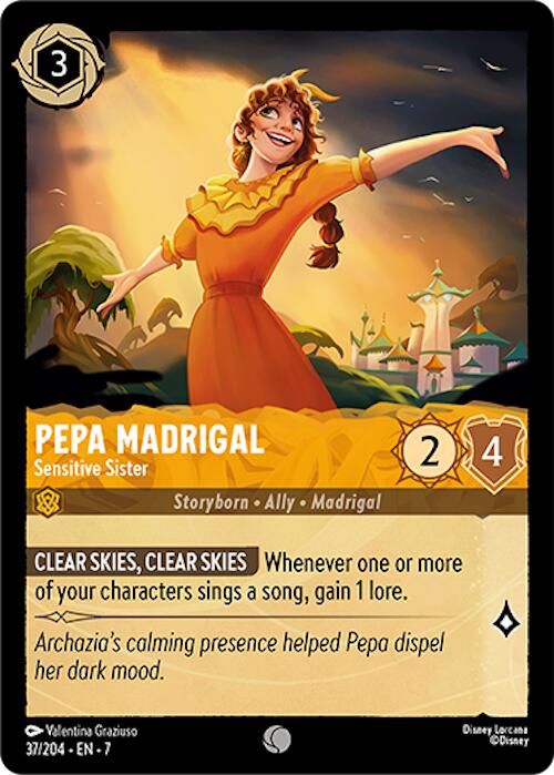 Disney Lorcana: Pepa Madrigal - Sensitive Sister card image