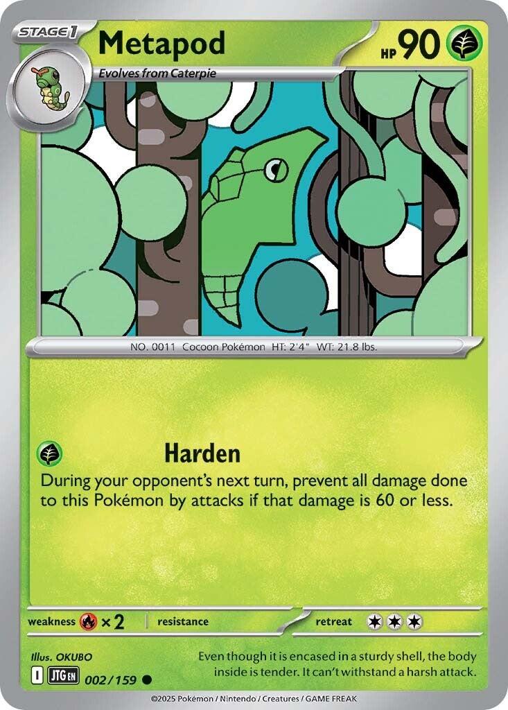 Pokemon: Metapod card image