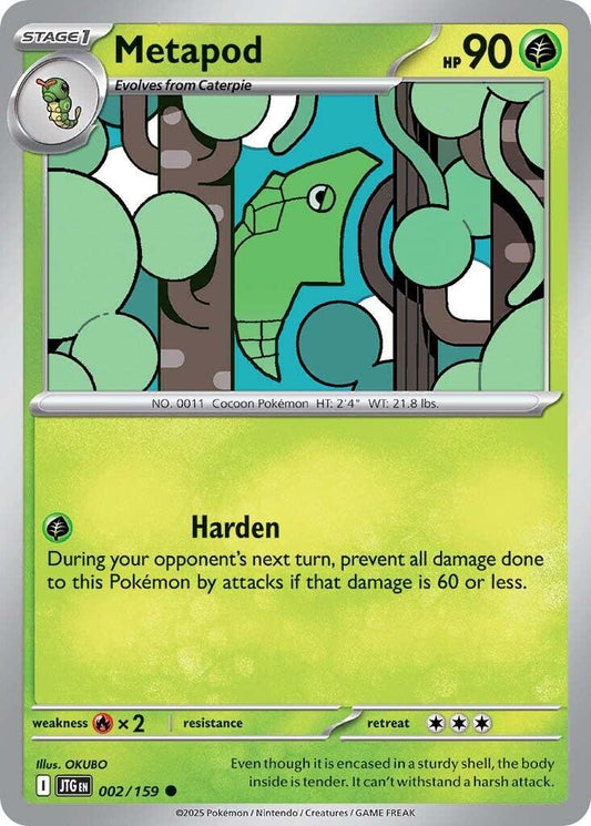 Pokemon: Metapod card image