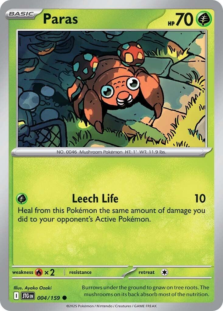 Pokemon: Paras card image