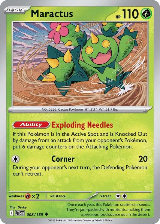 Pokemon: Maractus - 008/159 card image