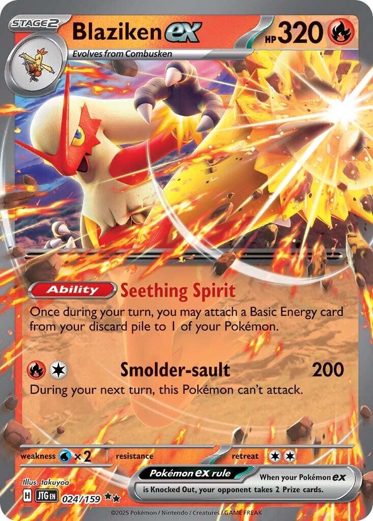 Pokemon: Blaziken ex card image