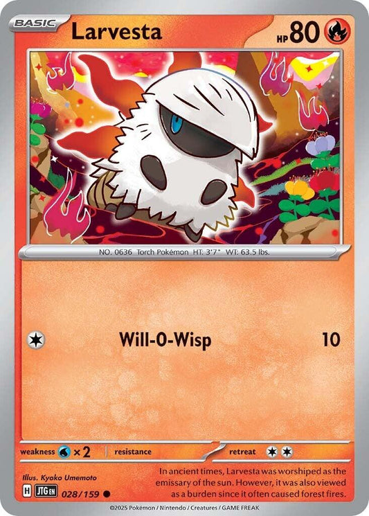 Pokemon: Larvesta card image