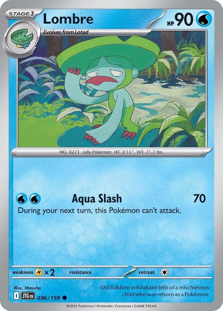 Pokemon: Lombre card image