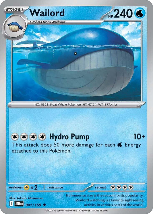 Pokemon: Wailord - 041/159 card image