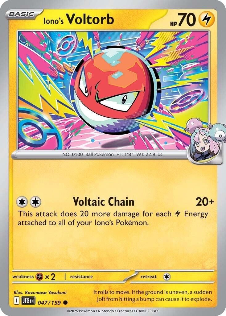 Pokemon: Iono's Voltorb card image