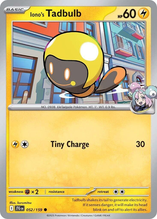 Pokemon: Iono's Tadbulb card image