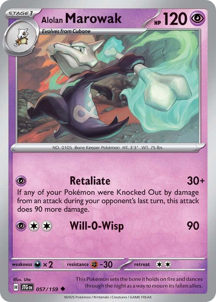 Pokemon: Alolan Marowak card image