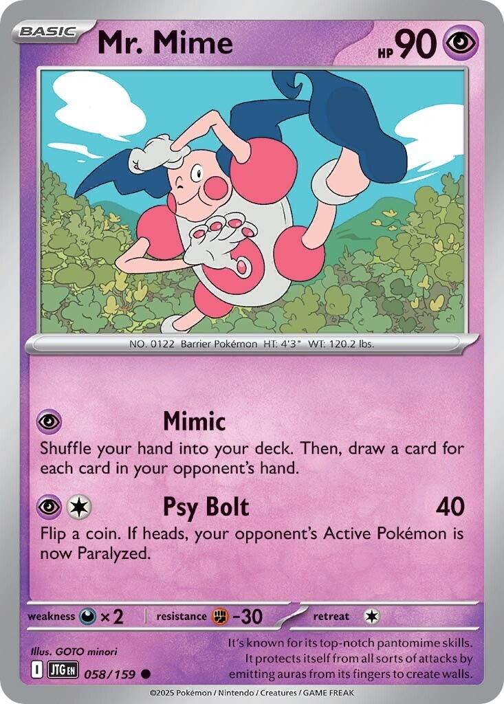 Pokemon: Mr. Mime card image