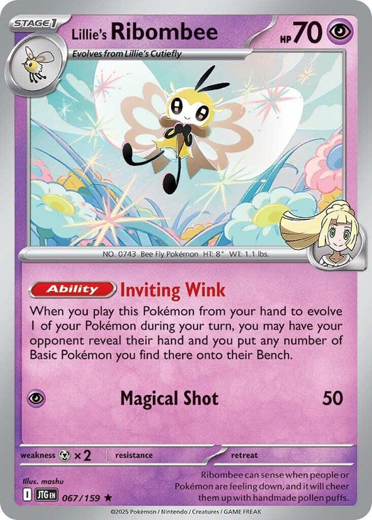 Pokemon: Lillie's Ribombee - 067/159 card image