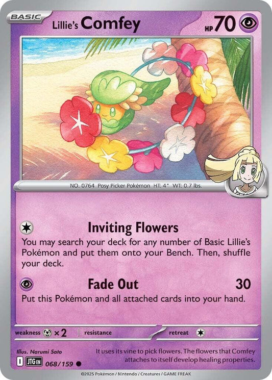 Pokemon: Lillie's Comfey card image