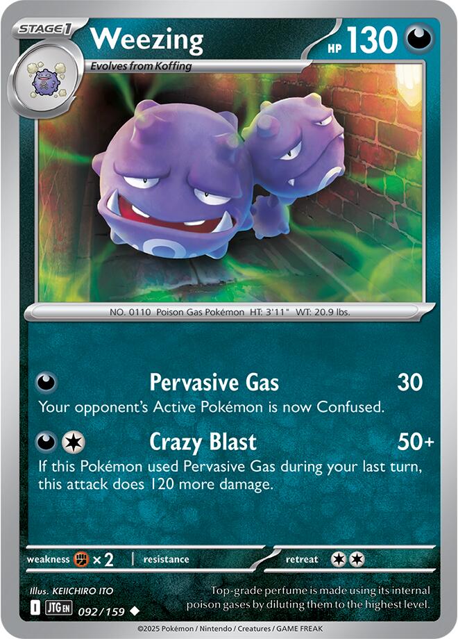 Pokemon: Weezing card image