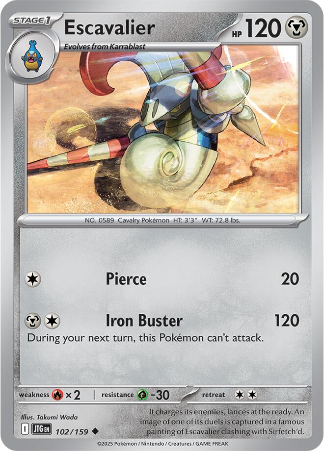 Pokemon: Escavalier card image