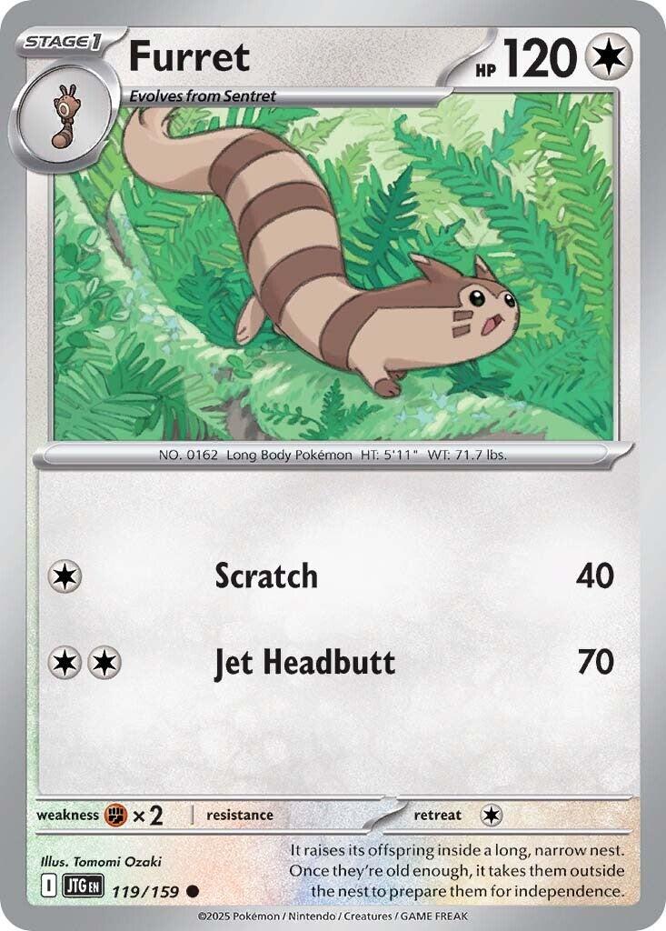 Pokemon: Furret - 119/159 card image