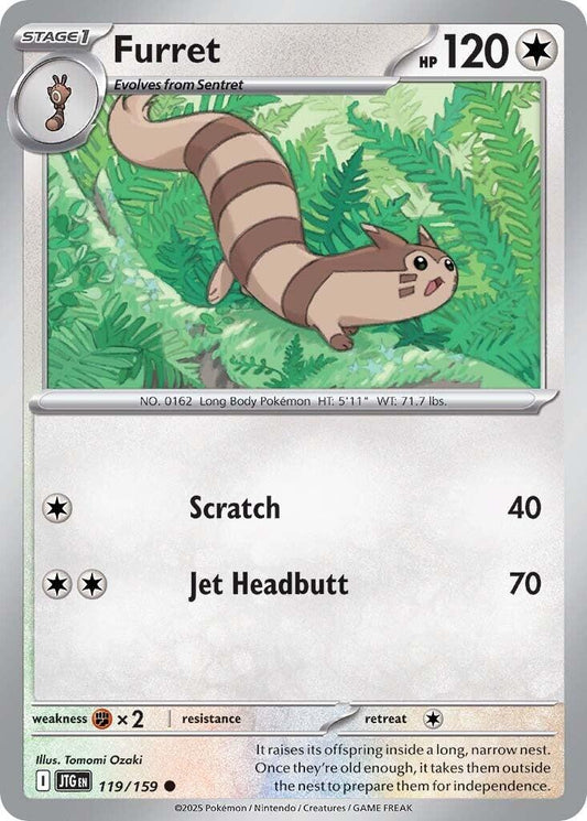 Pokemon: Furret - 119/159 card image