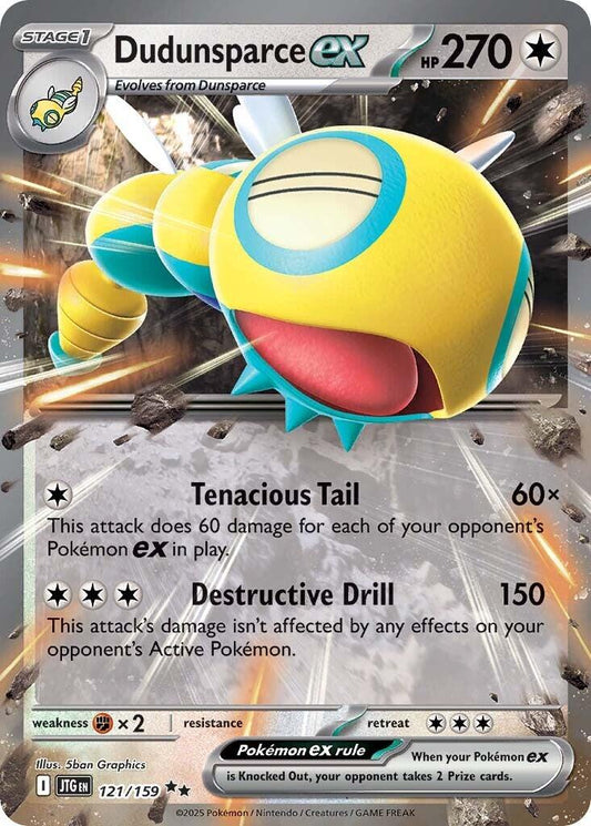 Pokemon: Dudunsparce ex - 121/159 card image