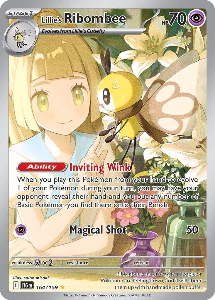 Pokemon: Lillie's Ribombee - 164/159 card image