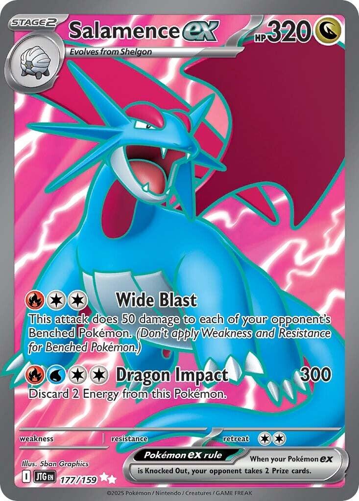 Pokemon: Salamence ex - 177/159 card image