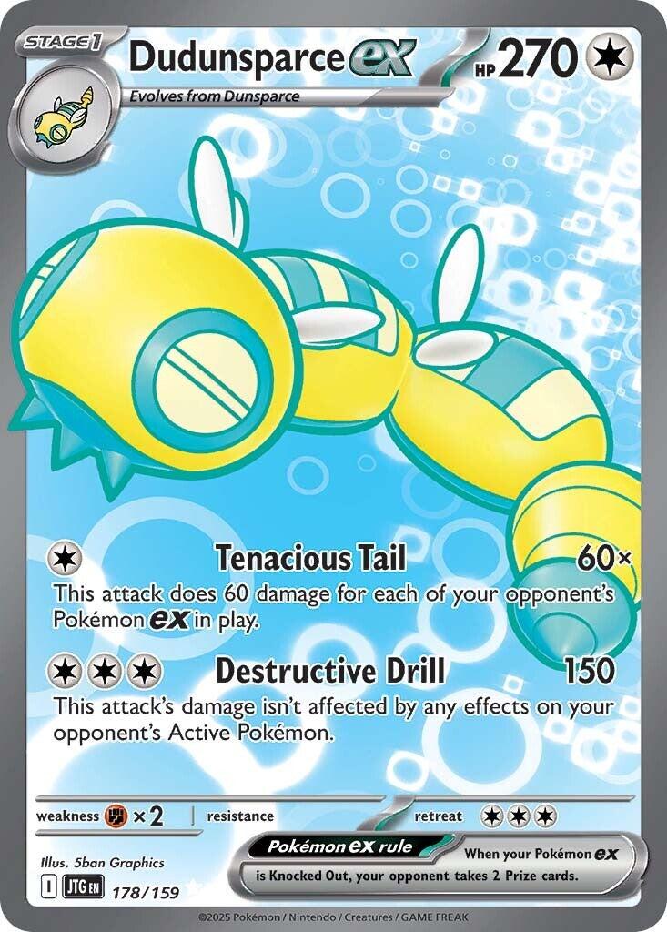 Pokemon: Dudunsparce ex - 178/159 card image