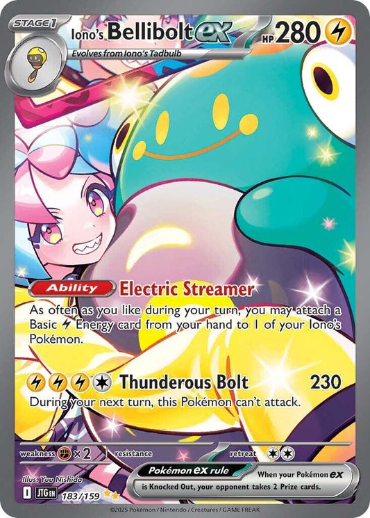 Pokemon: Iono's Bellibolt ex - 183/159 card image