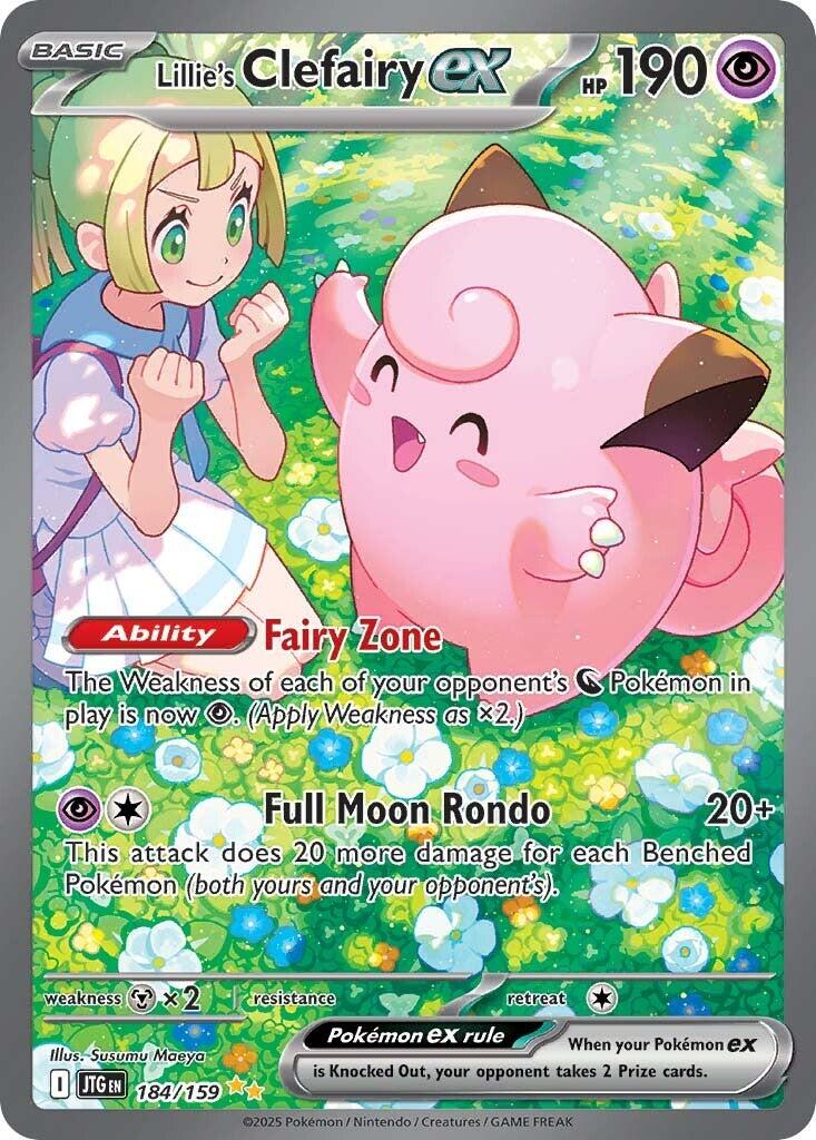 Pokemon: Lillie's Clefairy ex - 184/159 card image