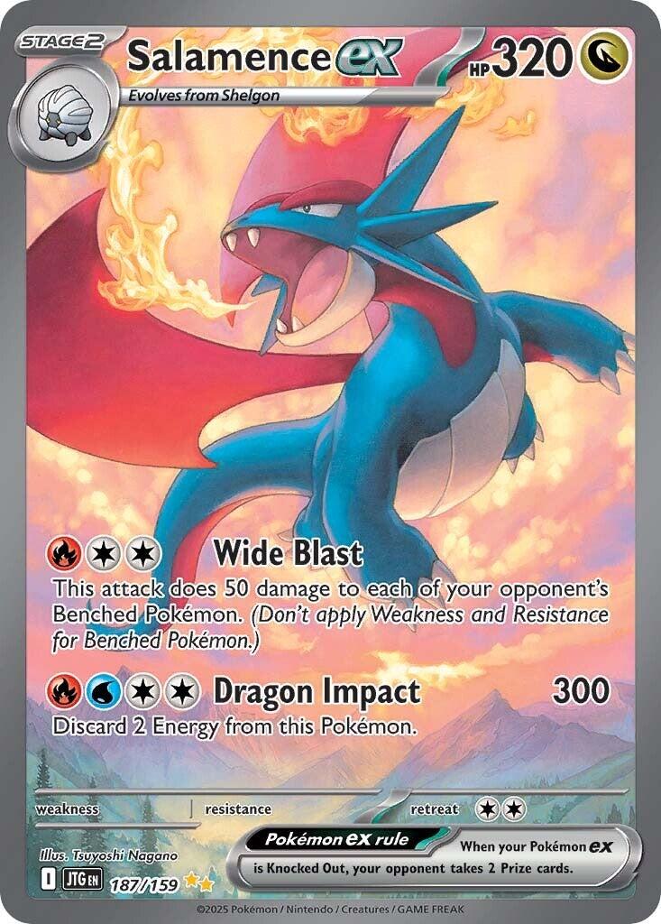 Pokemon: Salamence ex - 187/159 card image