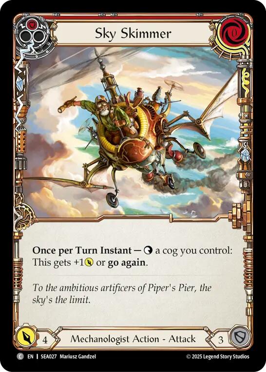 Flesh and Blood TCG: Sky Skimmer (Red) image