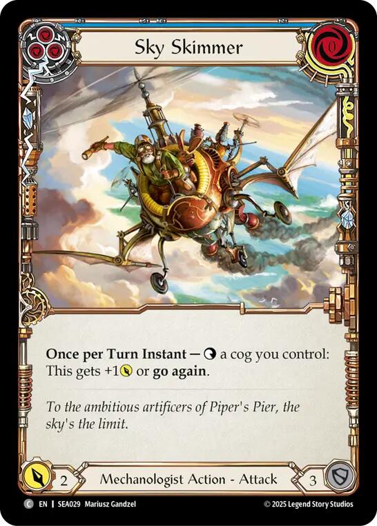Flesh and Blood TCG: Sky Skimmer (Blue) image