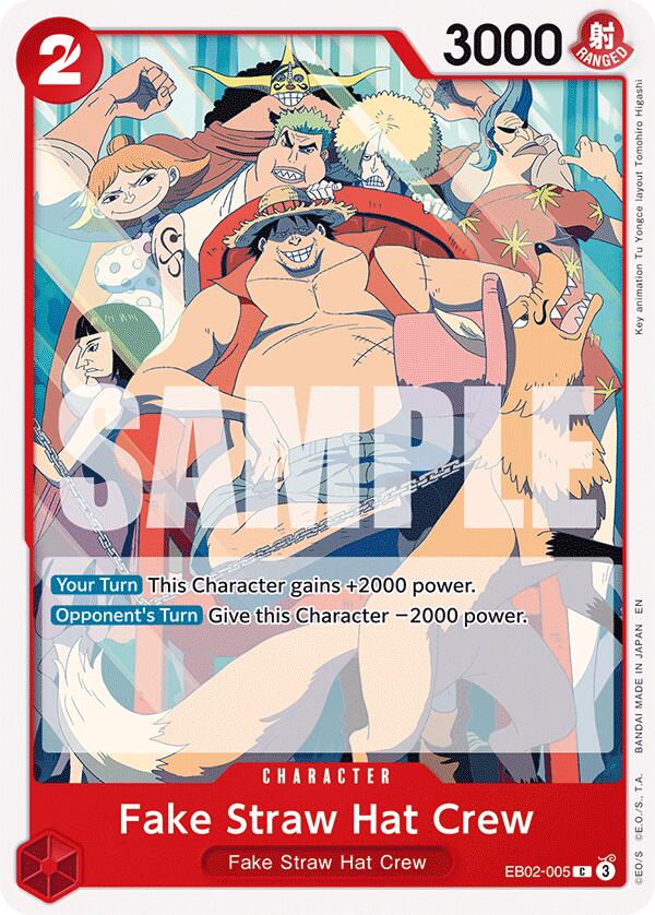One Piece Card Game: Fake Straw Hat Crew card image