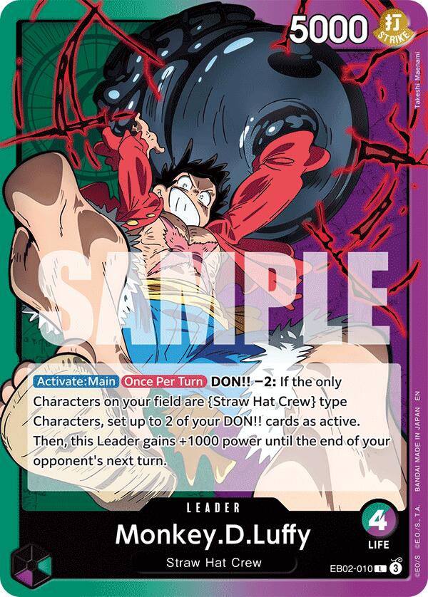 One Piece Card Game: Monkey.D.Luffy (010) card image