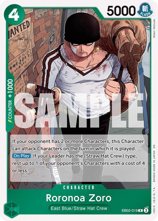 One Piece Card Game: Roronoa Zoro card image