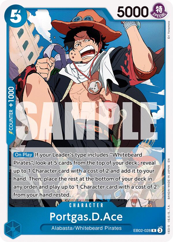 One Piece Card Game: Portgas.D.Ace card image