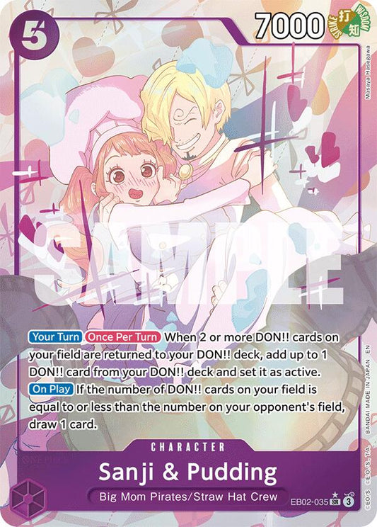 One Piece Card Game: Sanji & Pudding (Alternate Art) card image