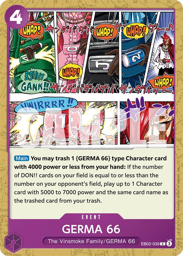 One Piece Card Game: GERMA 66 card image