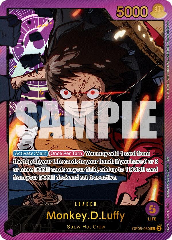 One Piece Card Game: Monkey.D.Luffy (SPR) card image
