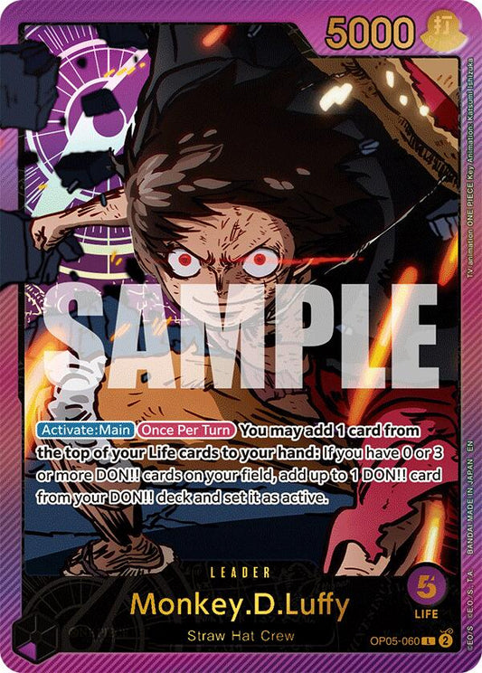 One Piece Card Game: Monkey.D.Luffy (SPR) card image